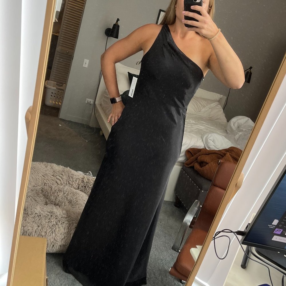 Jenny Yoo Lena One Shoulder Dress
